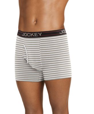 Men's Jockey Lightweight Cotton Blend 5" Boxer Briefs, Pack of 4