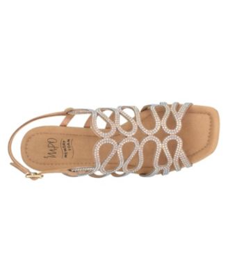 Women's Orleans Raffia Platform Wedge Sandals 
