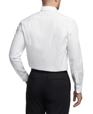 Men's TH Flex Regular Fit Wrinkle Resistant Stretch Pinpoint Oxford Dress Shirt