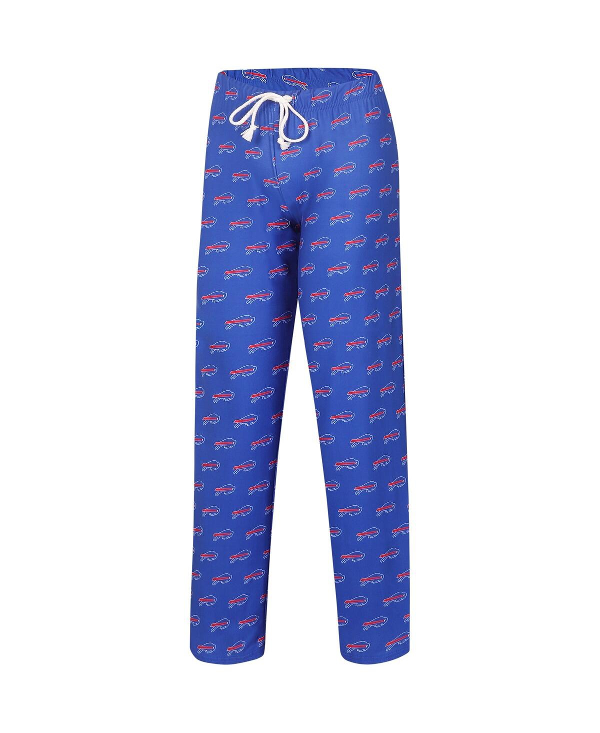 Women's Concepts SportBuffalo Bills Gauge Allover Print Sleep Pants - Royal