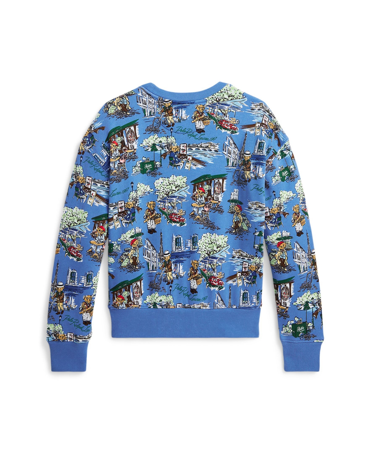 Polo Ralph Lauren Big Girls Polo Bear French Terry Sweatshirt