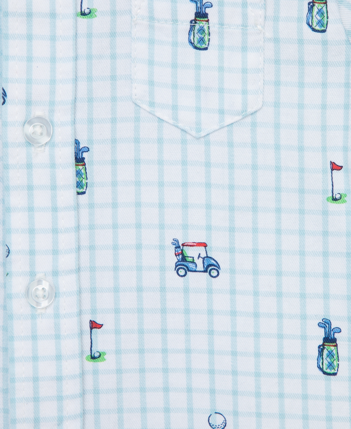 Little Me Baby Boys Golf Shirt and Pants Set