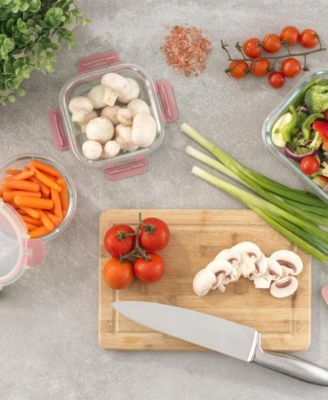 24-piece Fluted Food Storage Container Set with Lids