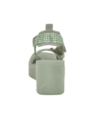 Women's Dawsin Rhinestone Eva Strappy Wedge Sandals