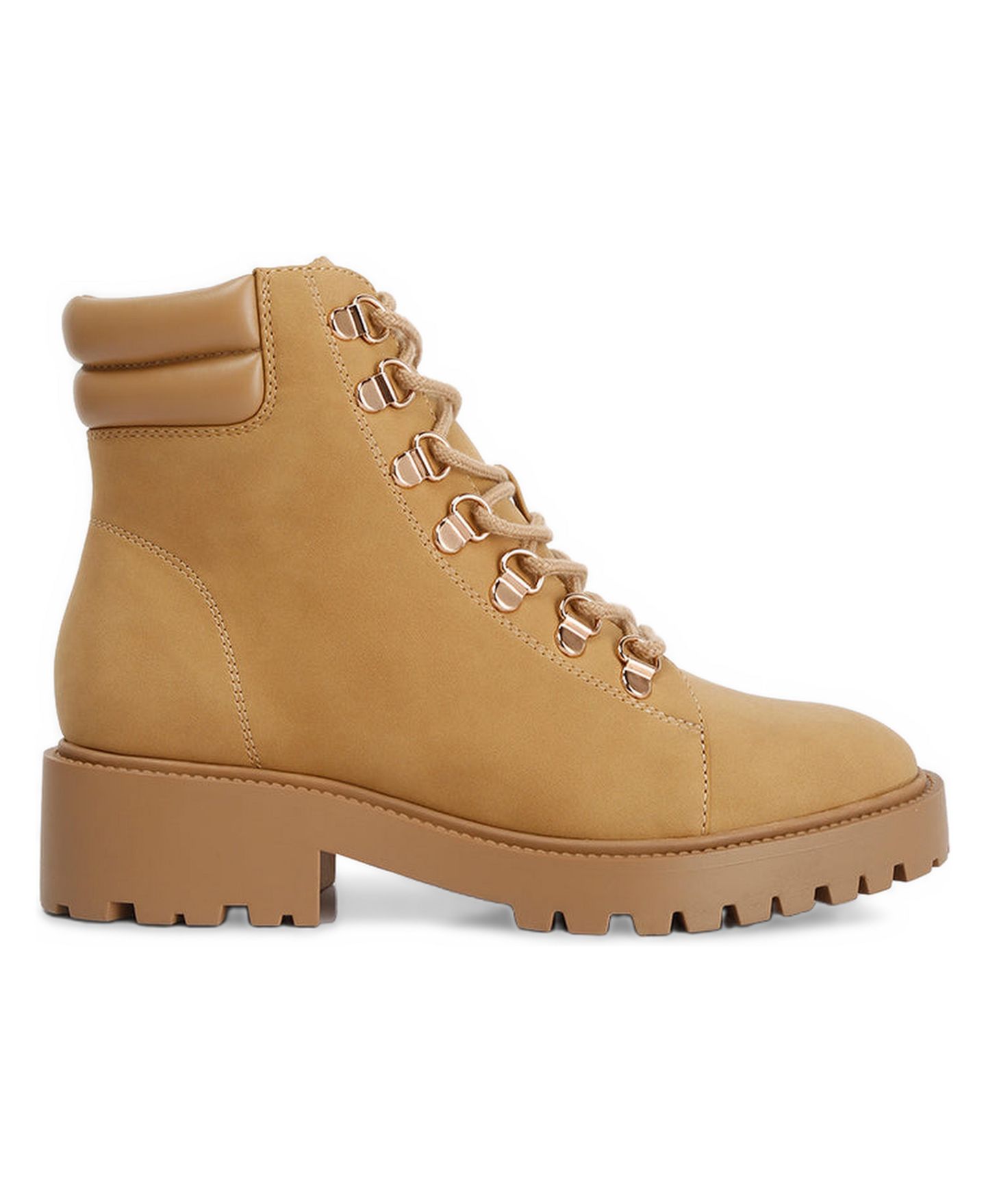 Женские ботинки London Rag Shirly soft leather lace-up, цвет: Бежевый / Хаки — фото 7