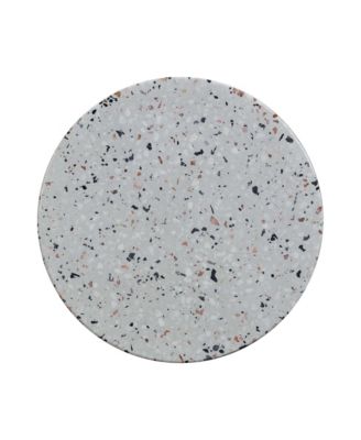 1 Pc. Faux Terrazzo Indoor, Outdoor Round Side Table