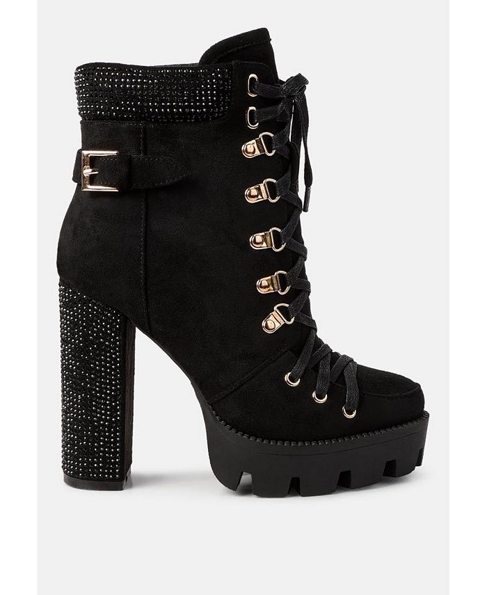 Macy's white ankle boots top