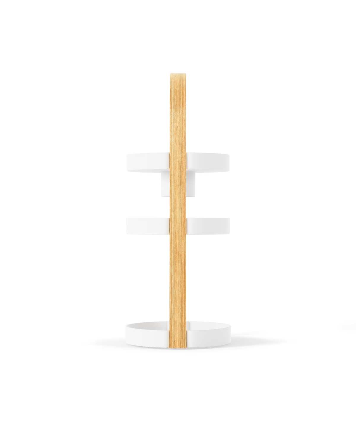 Shop Umbra Bellwood Cosmetic Organizer In White,natural