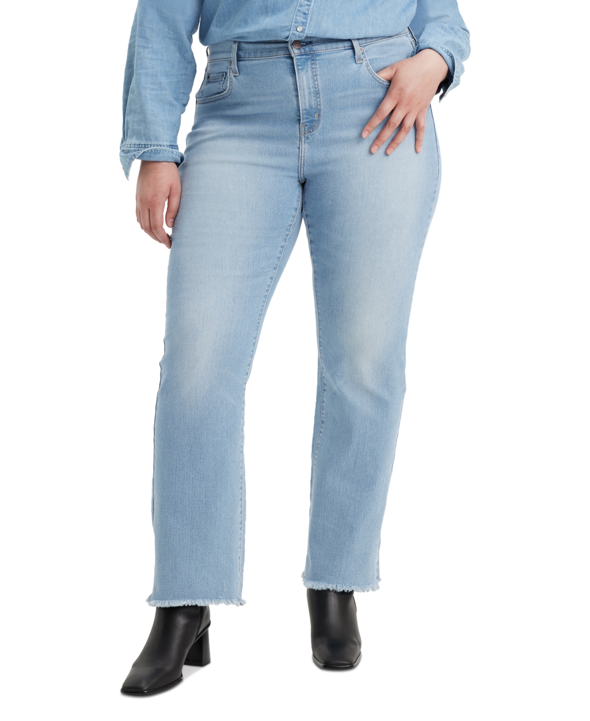Levi's Plus Size 725 High-rise Bootcut Jeans In Just Landed