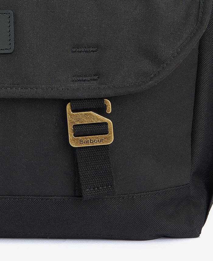 Barbour Essential Wax Messenger Bag Black main image 0