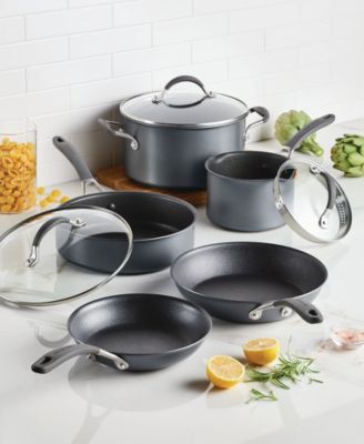 A1 Series ScratchDefense Aluminum Nonstick 8 Piece Pots and Pans Cookware Set
