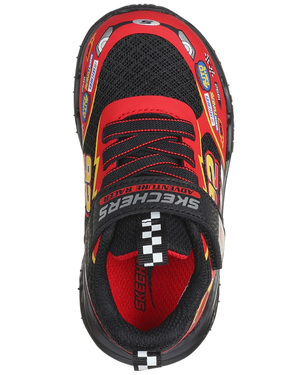 Skechers Toddler Boys Skech Tracks Fastening Strap Casual Sneakers from Finish Line - Red