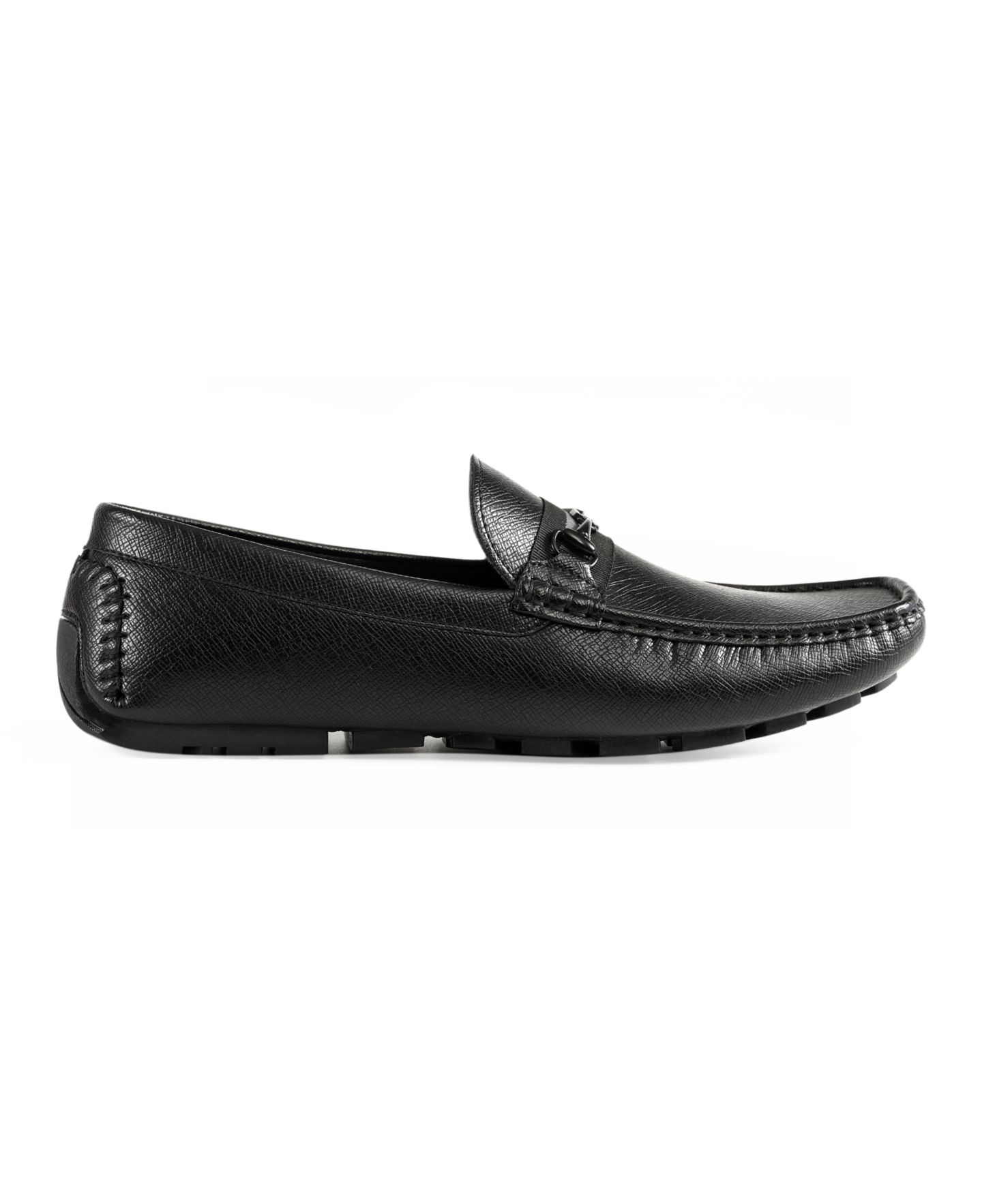 Мужские туфли GUESS Aarav Moc Toe Slip On Driving, цвет: Чёрный — фото 2