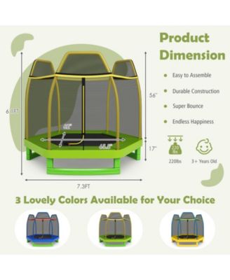 7 Feet Kids Recreational Bounce Jumper Trampoline