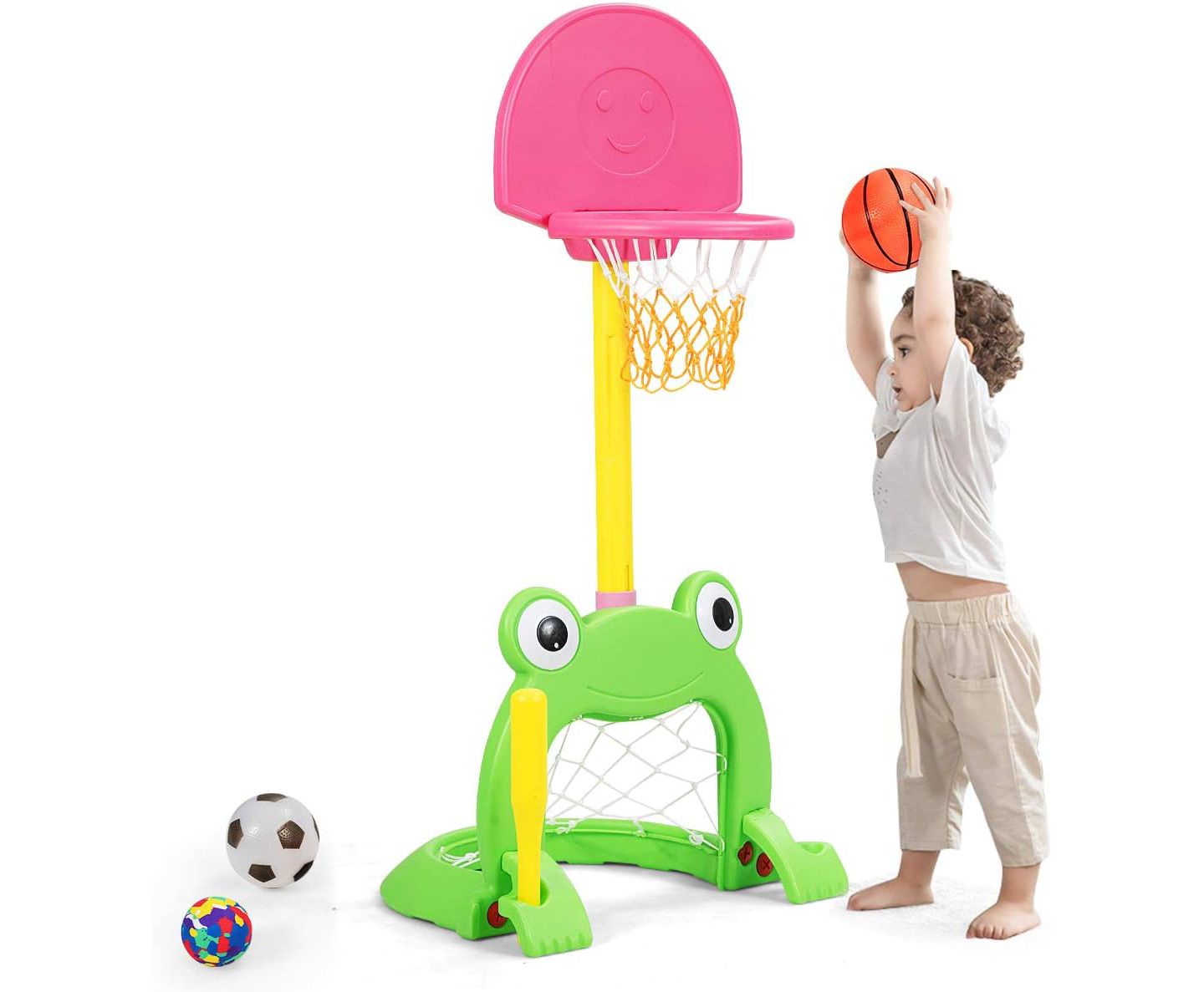 Детские игрушки SUGIFT 3-in-1 Kids Basketball Hoop Set Stand — фото 1