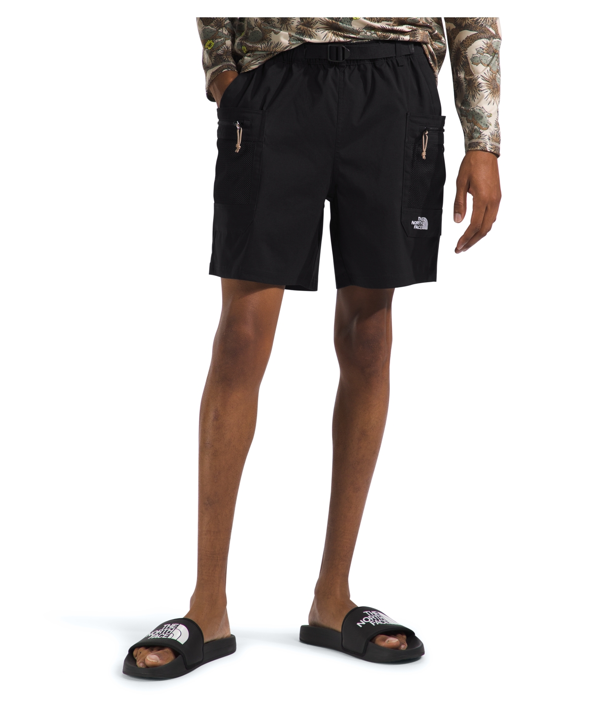 Shop The North Face Men's Class V Pathfinder Belted Shorts In Tnf Black