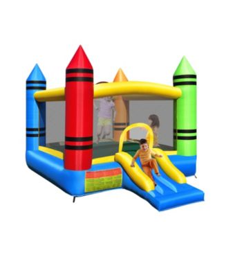 Kids Inflatable Bounce House with Slide and Ocean Balls Not Included ...