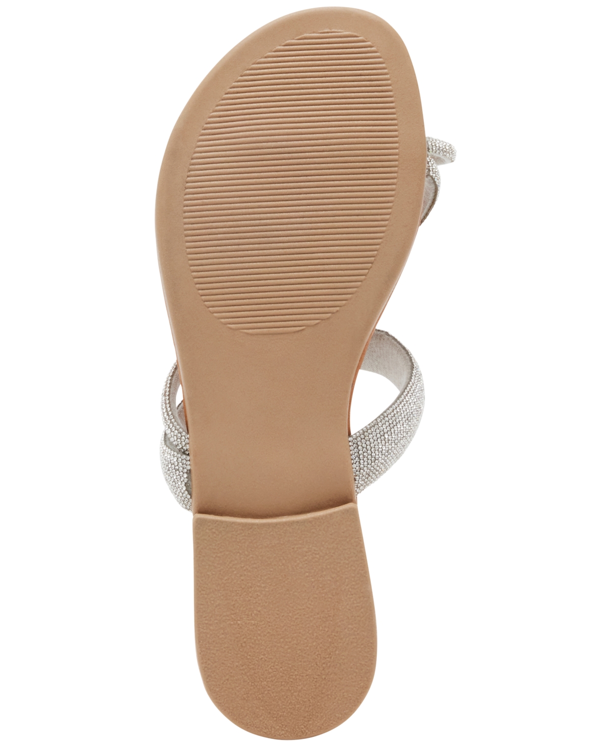 Steve Madden Women's Fiorra Rhinestone Toe-Ring Slide Sandals