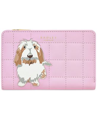 Clay & Pink Radley Reads Dog in Chair Bifold Leather Wallet Radley hotsell London