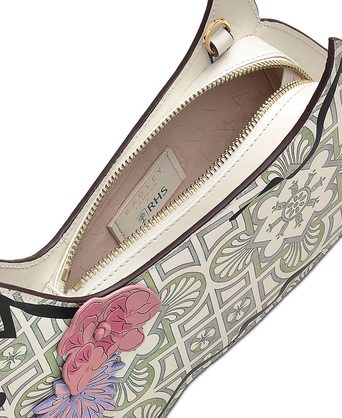 Radley London The RHS Collection Leather Ziptop Crossbody - Macy's