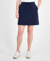 Style & Co Women's Jersey Skort, Regular & Petite, Created for Macy's - Industrial Blue
