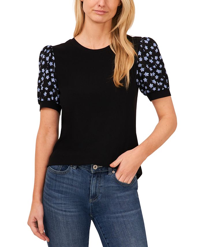 Edgely™ Jewel Embellished Crew Neck Tee