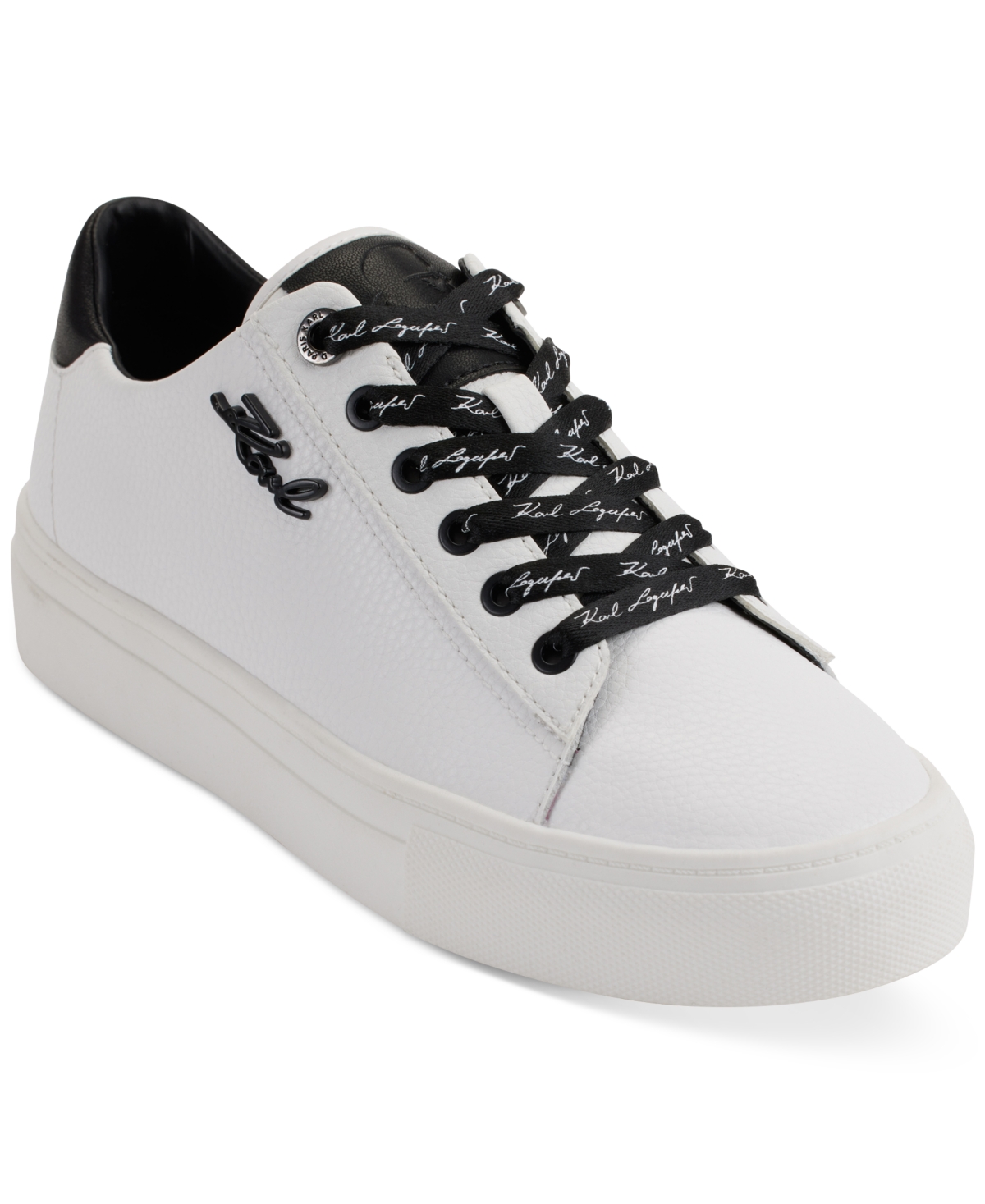 Women's Carson Lace-Up Sneakers - Bright White/ Black
