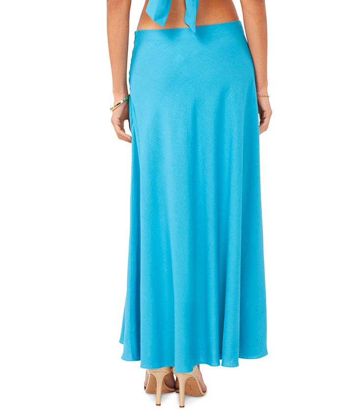 Jupe Longue 1.STATE Avec Fente Sur Le Côté - Taille S, Bleue, Occasion Très Bon état