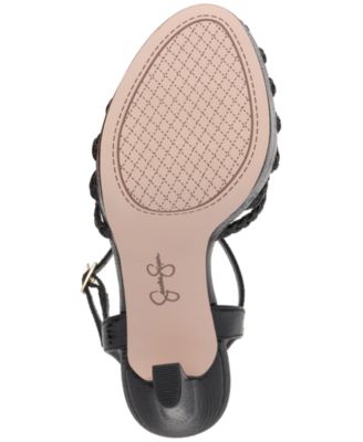 Inaia Woven Platform Dress Sandals