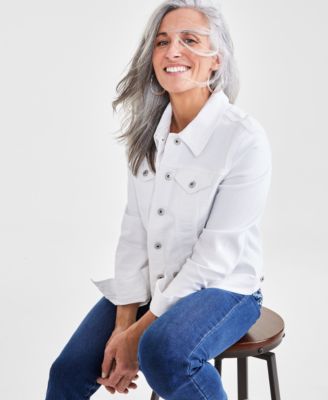 Style & Co Petite Classic Denim Jacket, Created for Macy's