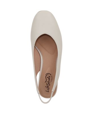 Women's Claire Square Toe Slingback Flats