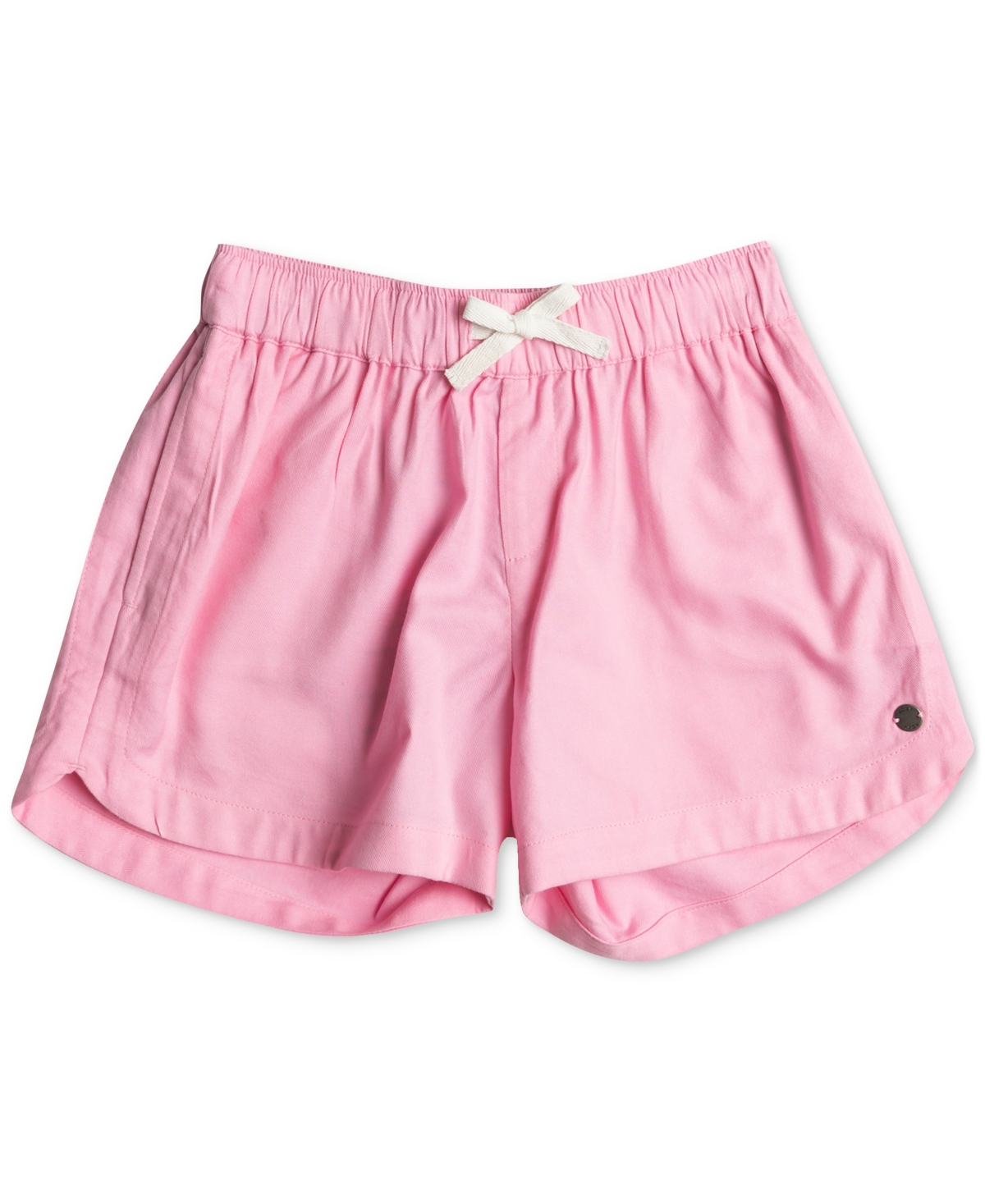 Roxy Kids' Big Girls Una Mattina Twill Shorts In Prism Pink