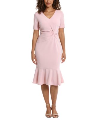 Petite Twisted Sheath Dress