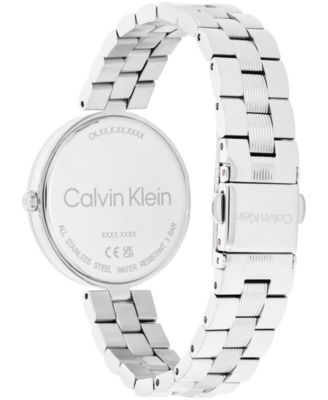 Women's Gleam Silver-Tone Stainless Steel Bracelet Watch 32mm