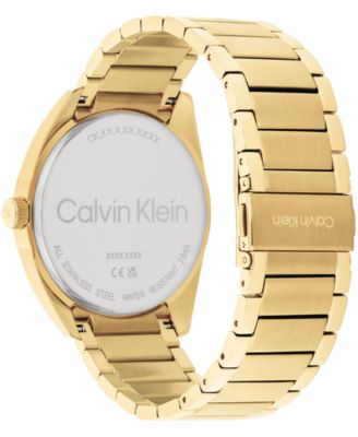 Men's Progress Gold-Tone Stainless Steel Bracelet Watch 42mm