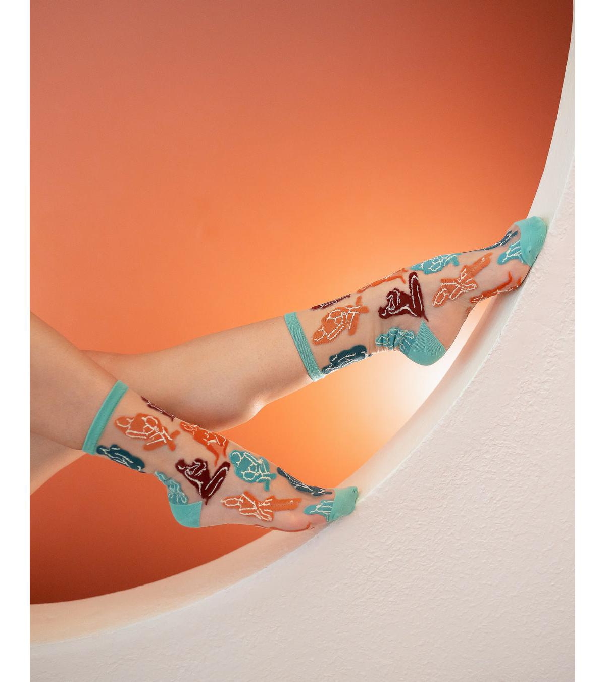 Sock Candy Women's Terracotta Ladies Sheer Sock