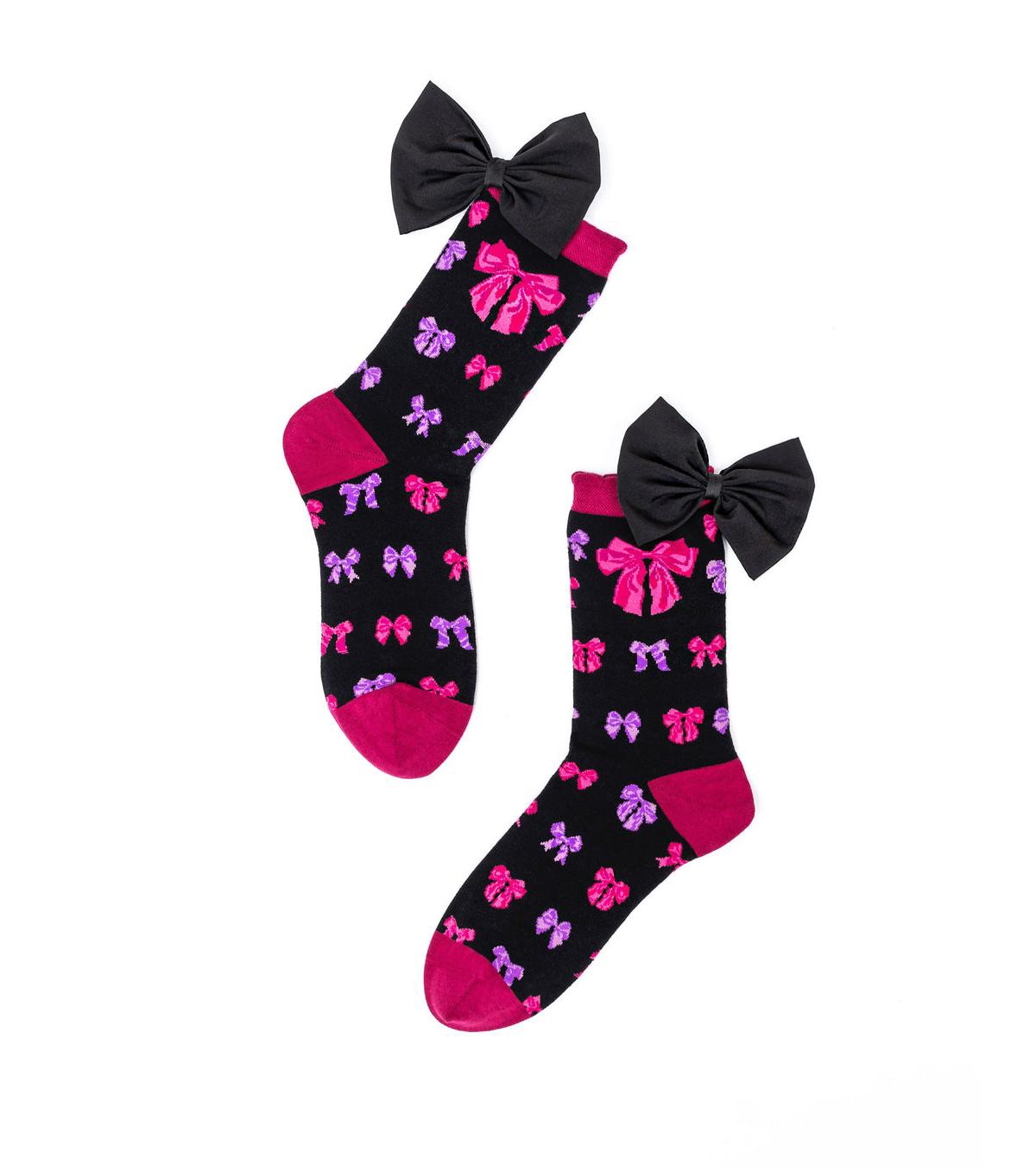Sock Candy Women's Big Bow Energy Ruffle Sock In Bows