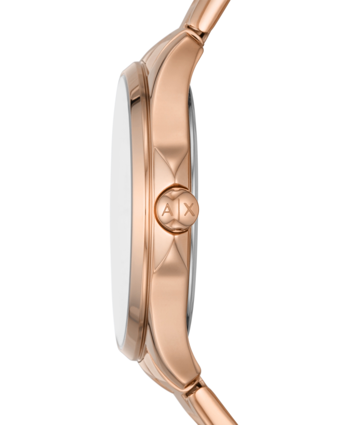 A|X Armani Exchange Women's Three-Hand Rose Gold-Tone Stainless Steel Watch 36mm, AX5264
