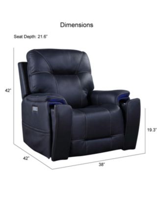 Lexington 38" Power Media Recliner