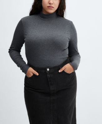 Women's Denim Midi-Skirt