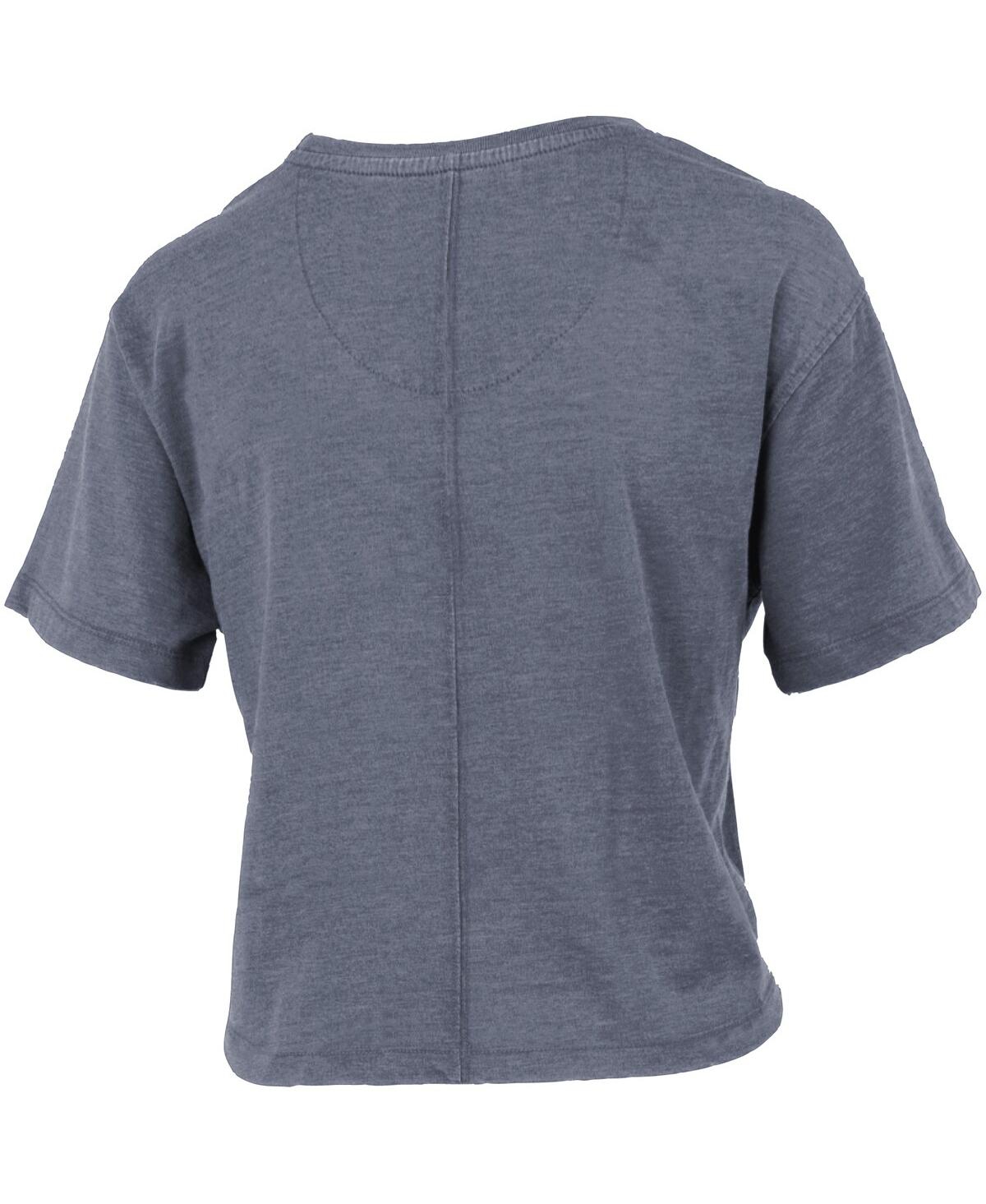 Pressbox Navy Michigan Wolverines College Football Playoff 2023 National Champions Vintage Waist-le In Navy