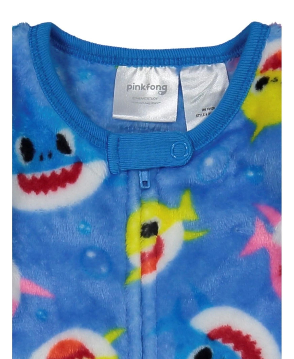 Pinkfong Daddy Shark Mommy Shark Baby Shark Boys Coverall- Blue