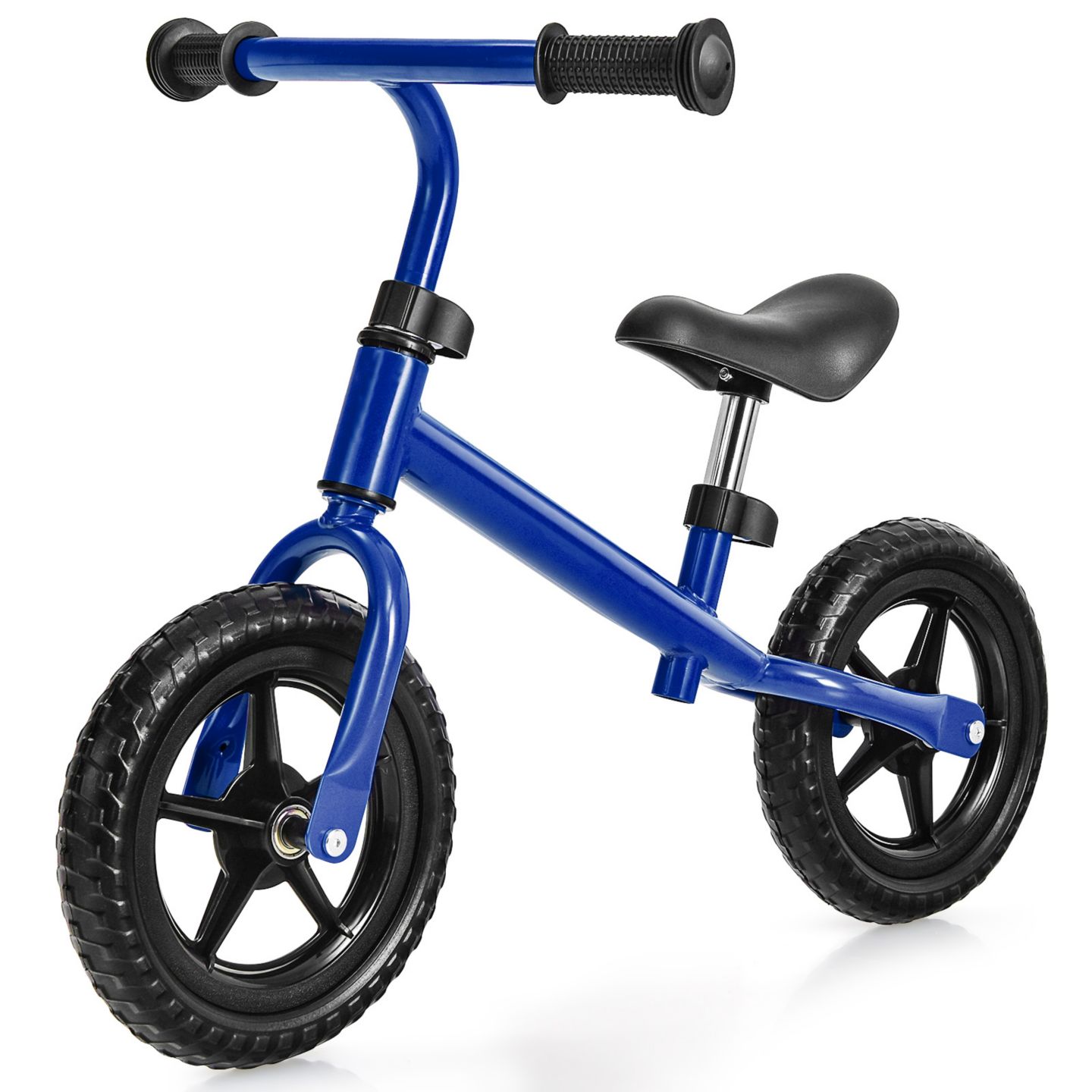 Детская игрушка Costway Kids' Lightweight No-Pedal Adjustable Balance Bike, 55 lb. Weight Capacity, от 2 лет, цвет: Синий — фото 1