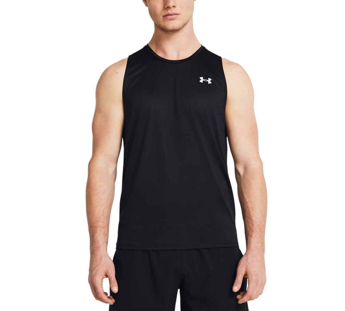 Men's Ua Tech Performance Tank - 402 Blue Atlantis / / Black