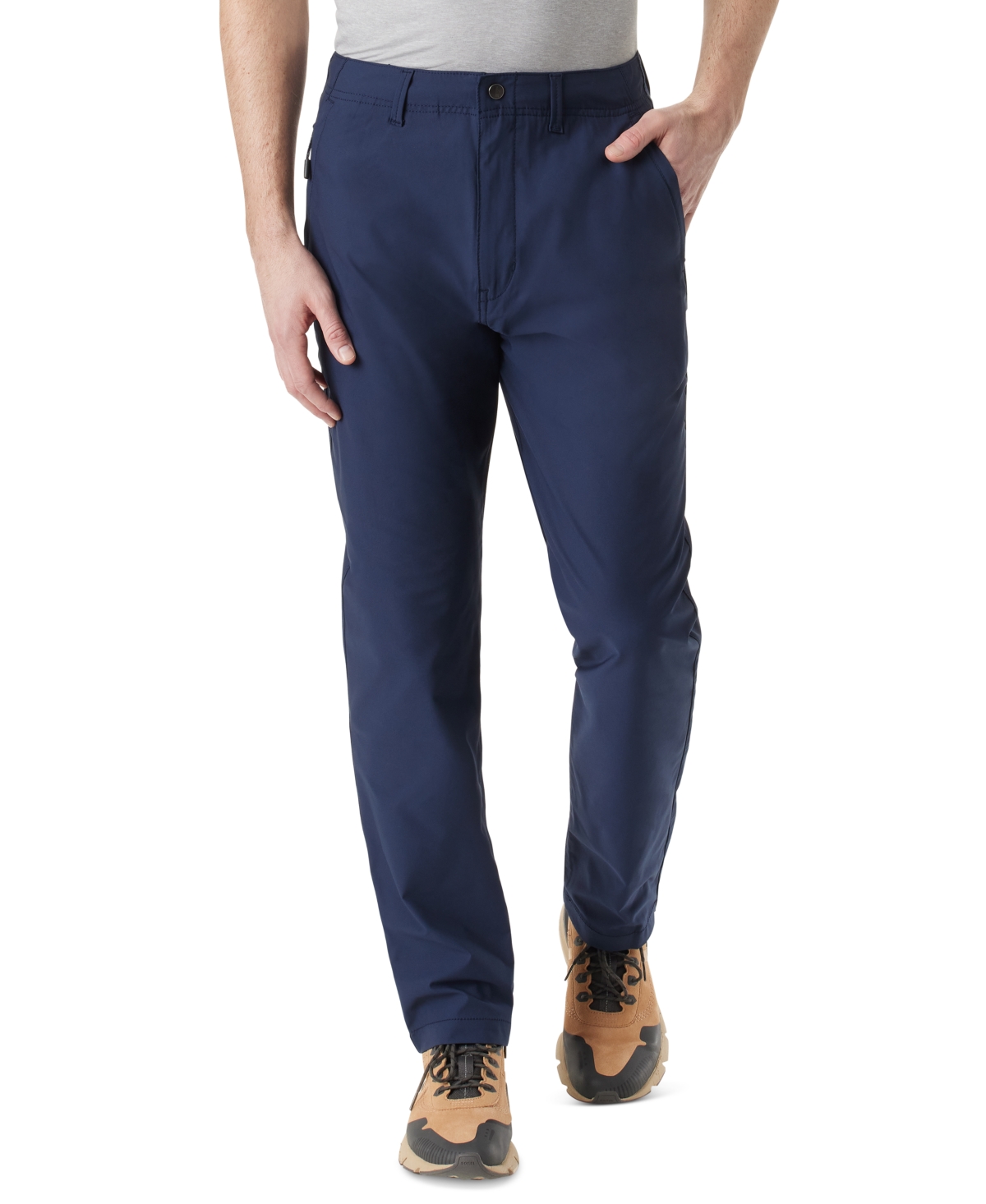 Bass Outdoor Men's Traveler Slim-Straight Fit Flex Tech Twill Pants