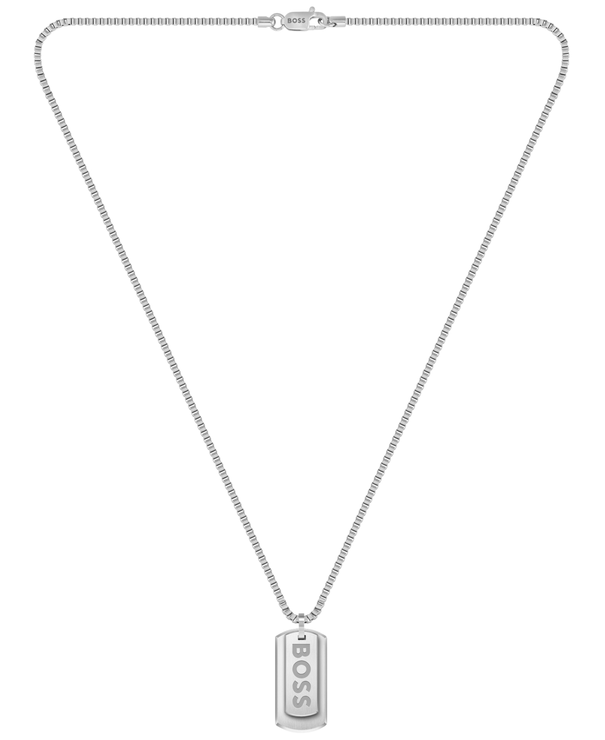 Men's Devon Stainless Steel Necklaces - Silver