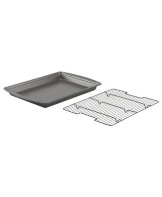Good Cook Everyday Nonstick Steel Crispy Baking Set with Baking Sheet and Wire Rack, 15" x 10.5"