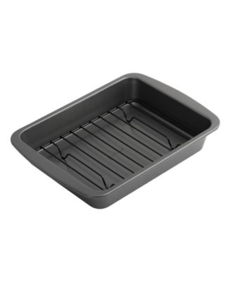 Good Cook 4 Piece Nonstick Steel Toaster Oven Set with Sheet Pan, Rack, Cake Pan, and Muffin Pan