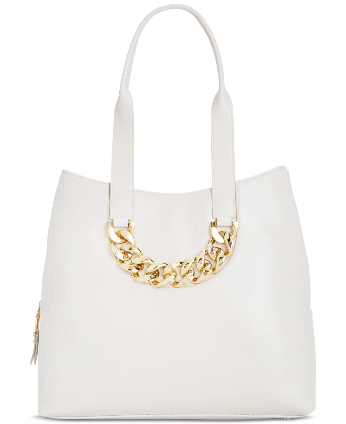 Inc International Concepts Trippii Chain Medium Tote, Created For Macy's In Bone Exotic