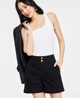 Women's High-Rise Denim Shorts, Created for Macy's 